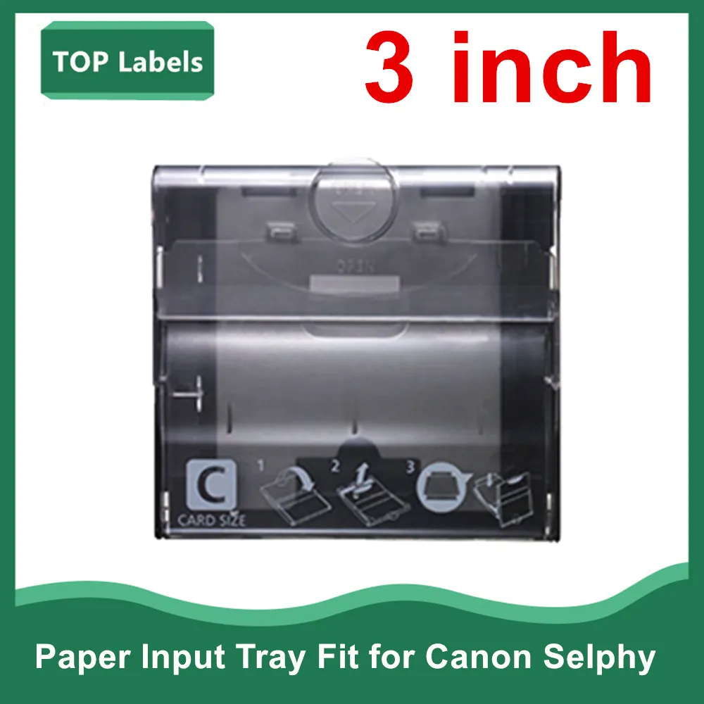 3 Inch Paper C Tray for Canon Card Size Paper Cassette PCC-CP400 for Canon  Selphy CP1300 CP1200 CP910 CP900 CP800 Photo Printer
