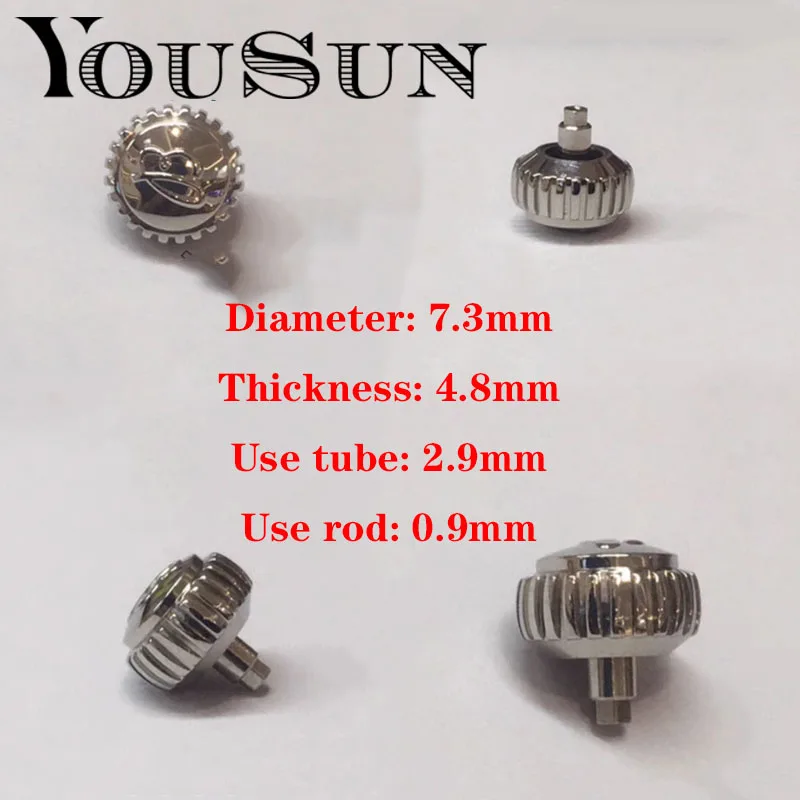 Testa Dell'Orologio Corona Diametro 7.3Mm Raccordo Interno Per Breitling Ocean A17321