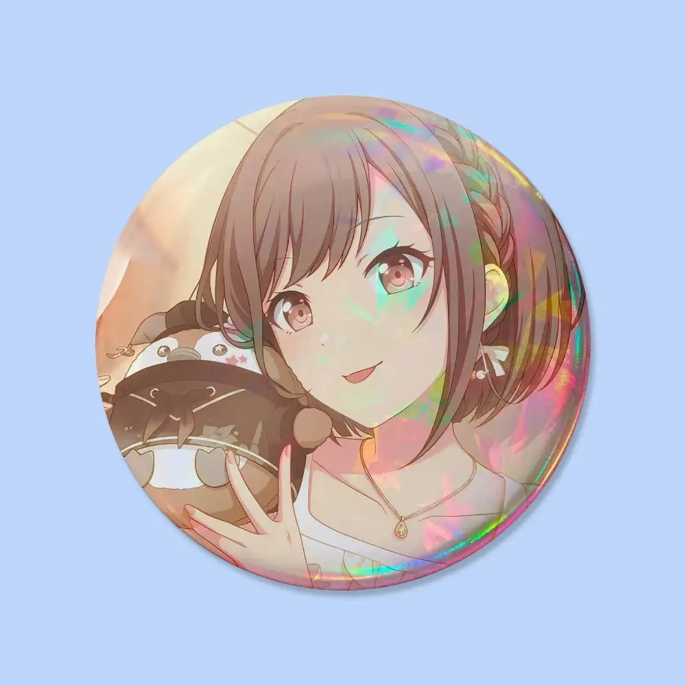 Anime Project SEKAI Shinonome Ena Abzeichen 25 32 44 75 mm Runde Cosplay-Pins Taschendekoration Fansammler Geschenke Brosche Souvenir – Detail 9