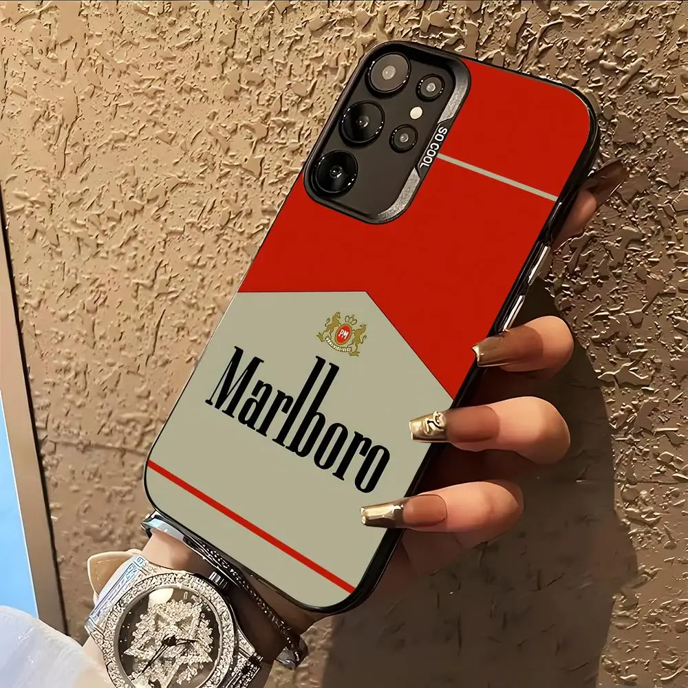 Fashion M-Marlboro-S Colorful Silver Phone Case Cover