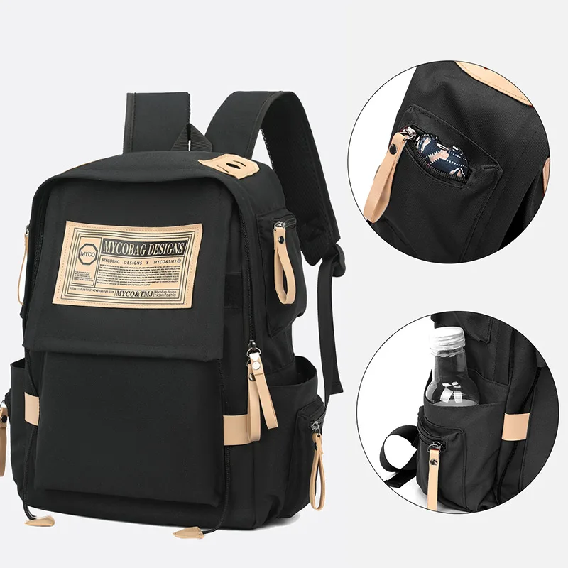 Backpack Men's High-End Large-Capacity Computer Backpack Travel Bag Mountaineering Bag Junior High School and High School Female