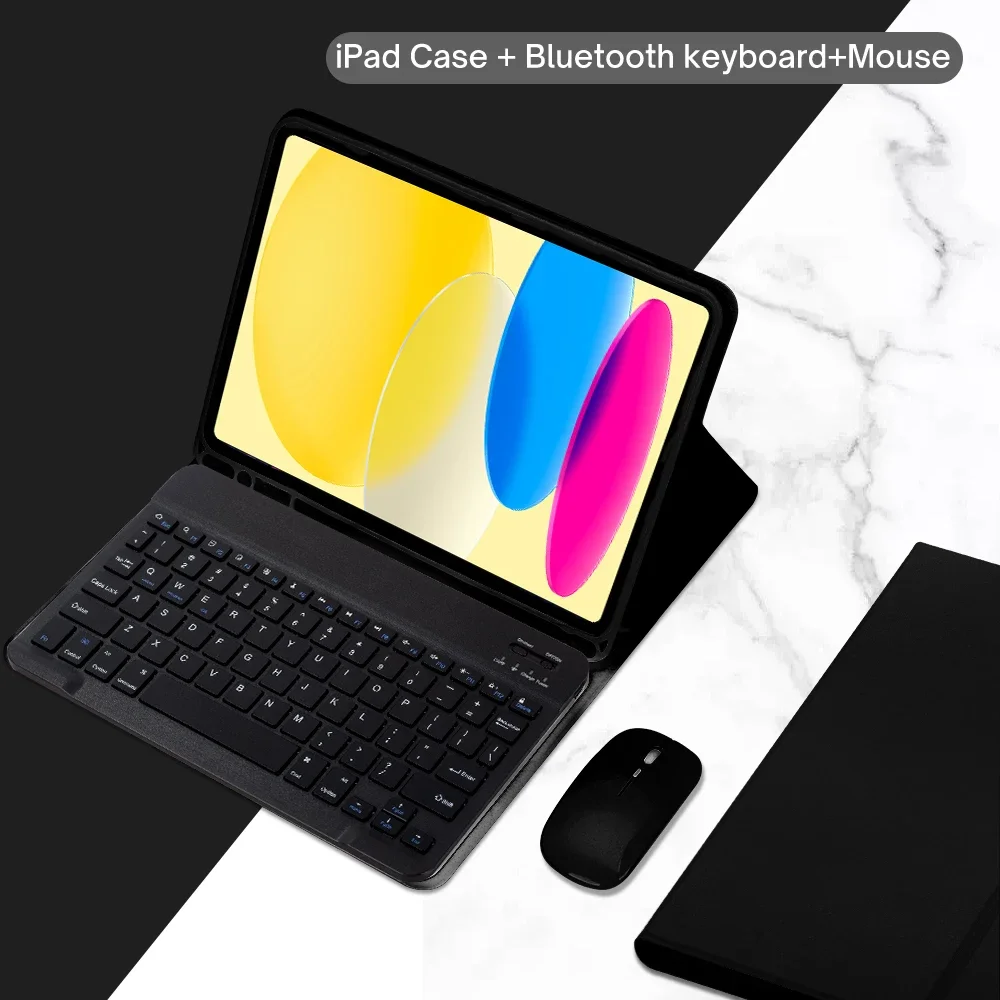 Sleek Wireless Keyboard Case with Stand