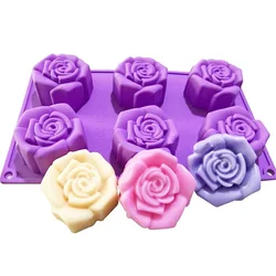 Premium Food - Grade Silicone Rose Mold for Baking and Crafts - BPA Free & Dishwasher Safe (Random Color)