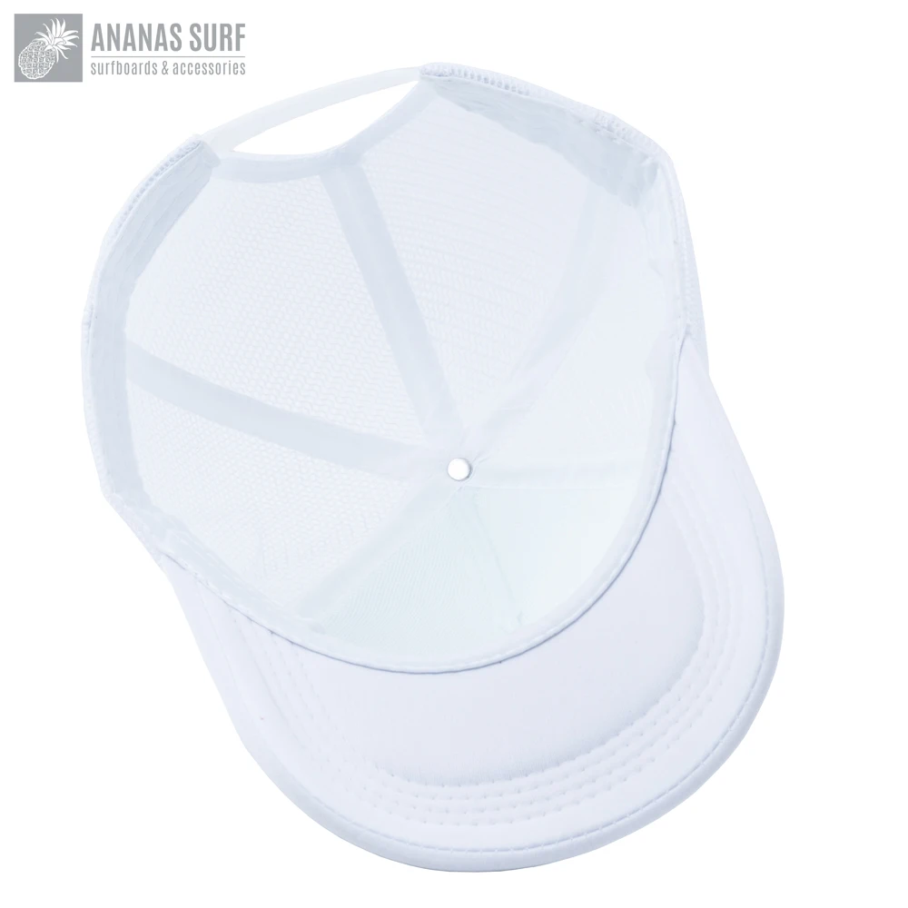 Ananas Surf Beach Cap Snapback With Mesh Foam Brim Kite Surf Water Sport Sun Hats Men Women Trucker Caps Boys Girls Not Sink