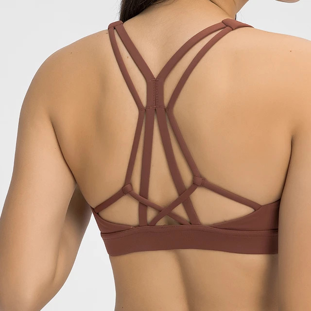 Buy BEWILD Backless Padded Cotton Classic Bra for Women Side