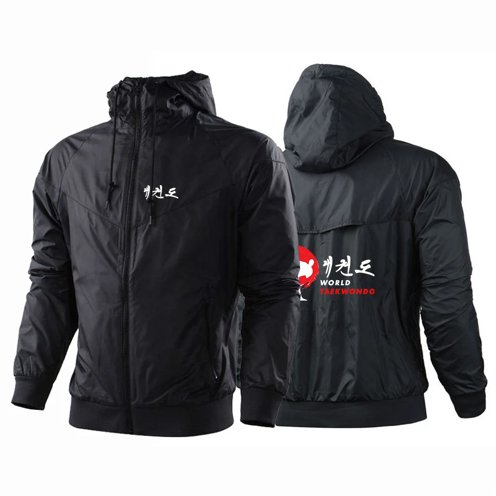 Waterproof Zip Hooded Mens Outdoor Sport Jacket