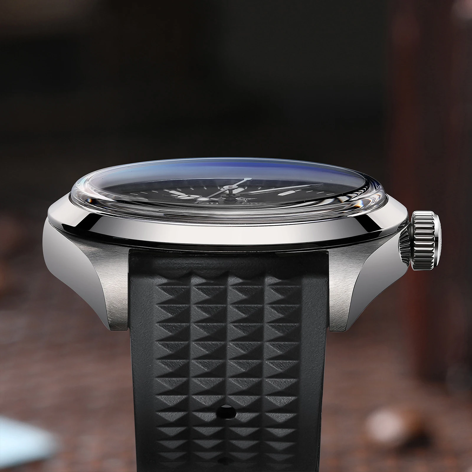 SALE【ADDIESDIVE】AD2023　vh31搭載　ブラック ADDIESDIVE 36mm Explore Dive Watch VH31 Quartz Watch AD2023-1