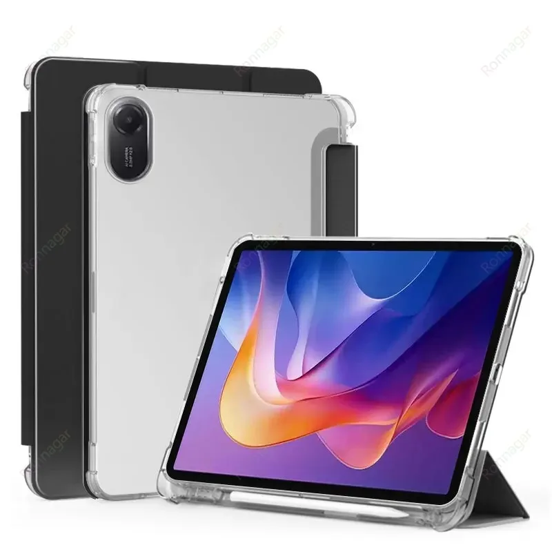 Enhanced Tablet Case with Pencil Holder and Flip Stand - Auto Sleep/Wake, Fits 12.1-Inch Tablets