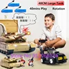 New Update 40CM Large Size Type 10 Main Battle 2.4G RC Tank 40Mins 330 Degree Turret Rotation Independent Suspension Shock Tank 1