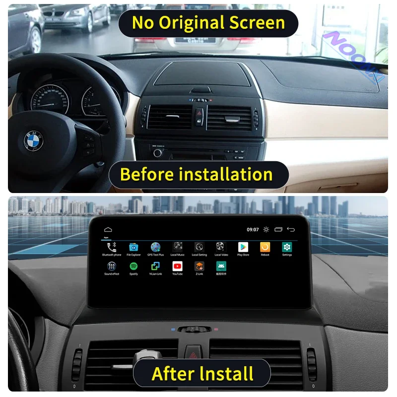 

For BMW X3 E83 2003-2010 Car Radio 10.25" Android 12 Head Unit Carplay Multimedia Player GPS Navigation Video DSP Carplay