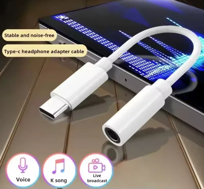 Premium USB-C to 3.5mm Hi-Res Audio Adapter with Portable Design