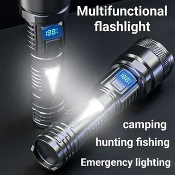 1500W Rechargeable LED Flashlight 1