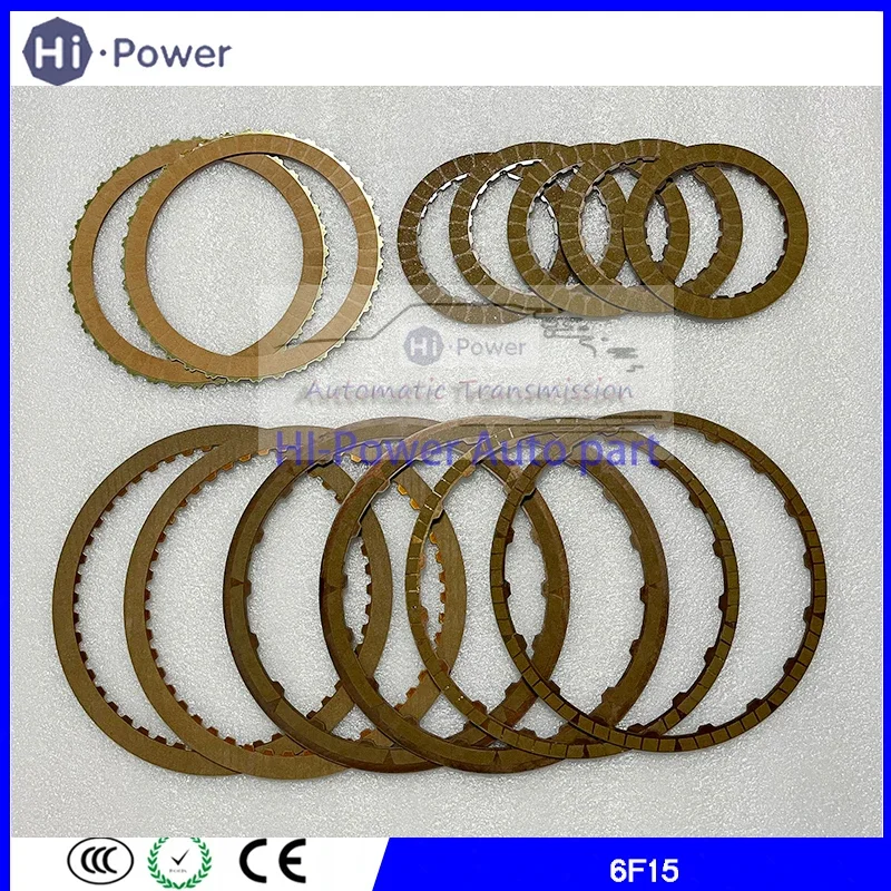 

6F15 Auto Transmission Clutch Friction Plates For Ford Gearbox Disc Kit