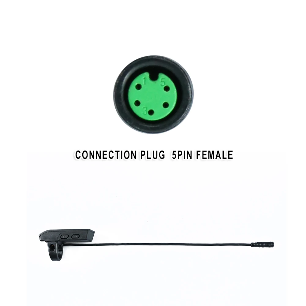 BAFANG 모터용 스마트 자전거 속도계, 전기 자전거 컴퓨터 디스플레이, UART 프로토콜, 5PIN 암, 36V, 48V, 52V, 500C