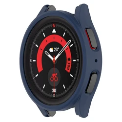 Sleek Matte Protective Bumper Shell for Samsung Galaxy Watch7 Smartwatch (Midnight blue)