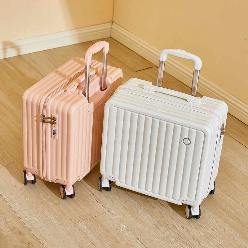 Cute Small Hard Shell Travel Suitcase With Passcode Lock Luggage_voghion.com