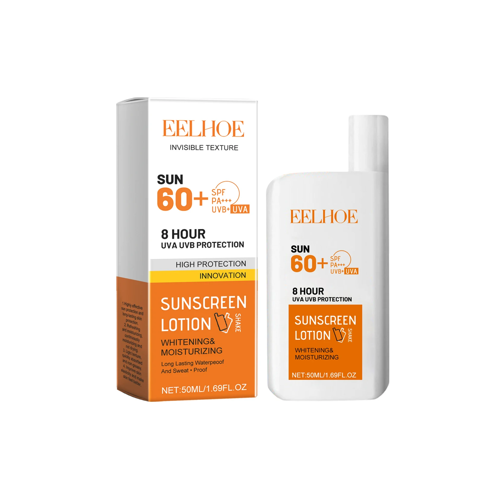 Sunscreen Cream Spf 60+ Long Lasting Uv Protection Facial Sun Block Refreshing Moisturizing Isolation Lotion Skin Care Products 2