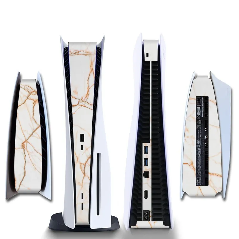 Middle Stickers Skin For PS5 CD-ROM/ Digital Edition Protective Shell Game Console Middle Replacement Decoration Strip 