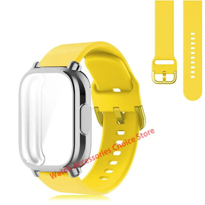 Protective TPU Shell with Breathable Silicone Strap