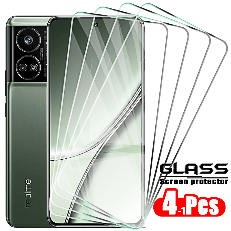 

4-1pcs Tempered Glass for Realme GT5 240W Screen Protector Cover Film for Oppo Realme GT 3 Neo 5 SE 240W GT2 Explorer Master