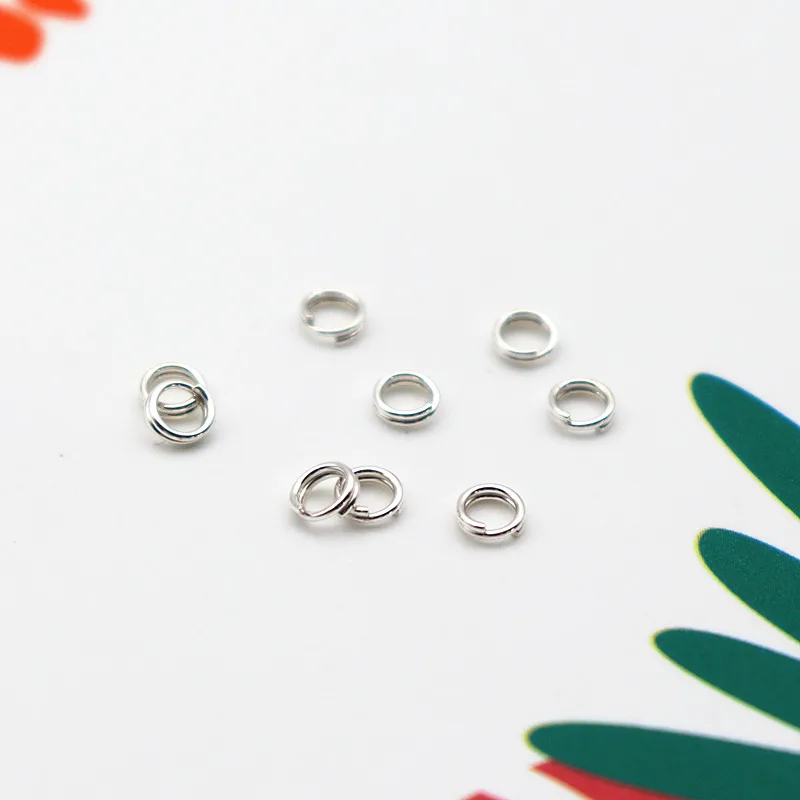 925 Sterling Silver Solid Double Jump Split Rings for Jewelry Making 3-ways-to-use-split-rings-in-jewelry-making-youtube
