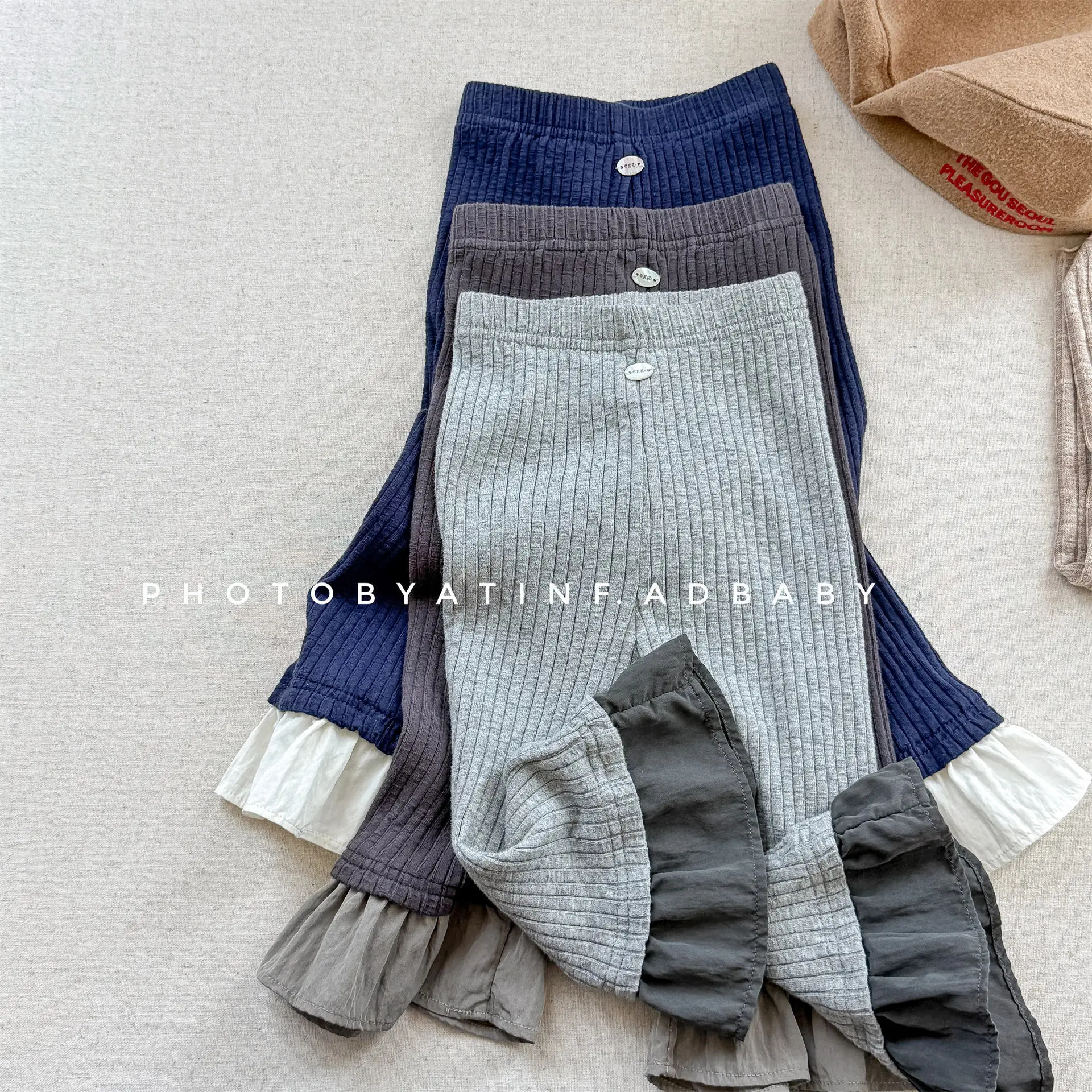 2025 Autumn New Girls Flared Trousers With Lace Children Casual Pants Cotton Baby Girl Leggings Kids Clothes 1 2025 Autumn New Girls Flared Trousers With Lace Children Casual Pants Cotton Baby Girl Leggings Kids Clothes