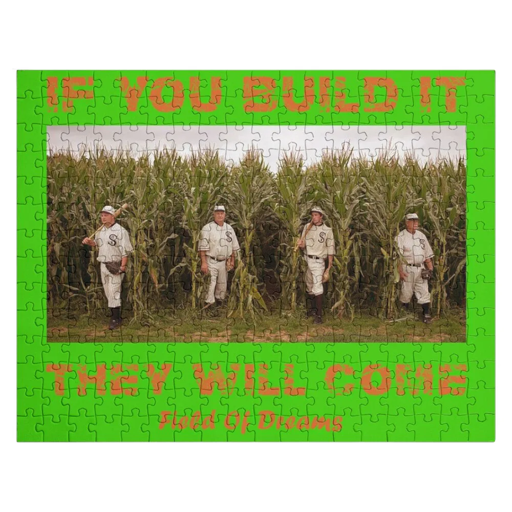 

Field Of Dreams Classic Jigsaw Puzzle Baby Toy Custom Name Wood Puzzle Christmas Toys