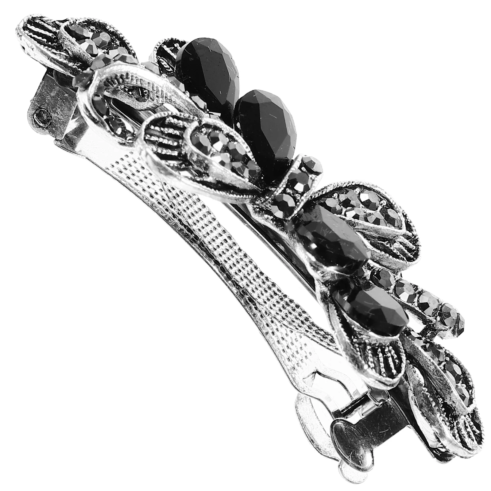 

Modeling Rhinestone Hair Clip Miss Bobby Pins Gems for Women Rhinestones Barrette