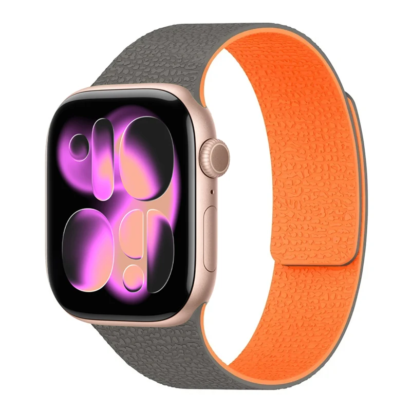 Magnetic Silicone Sport Strap for Apple Watch - 2025 Collection