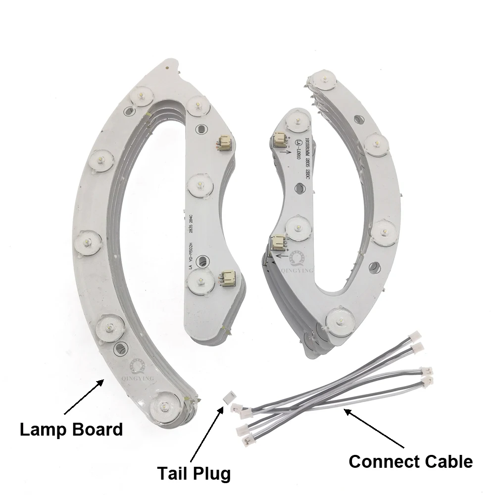 Led Plafond Boord 9W 12W 18W 24W 36W Met Lens En Power Driver, wit En Warm Wit Kleur Lichtbron Voor Diy Plafondlamp