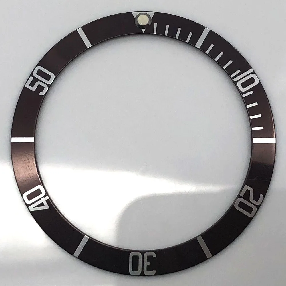 Aluminum Bezel Watch Parts - Multicolor Variety, 39.5mm Outer Diameter