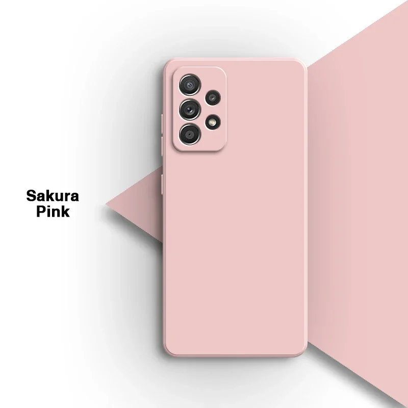Sleek Pure Color Liquid Silicone Back Cover Case - High-Quality, Simple Design