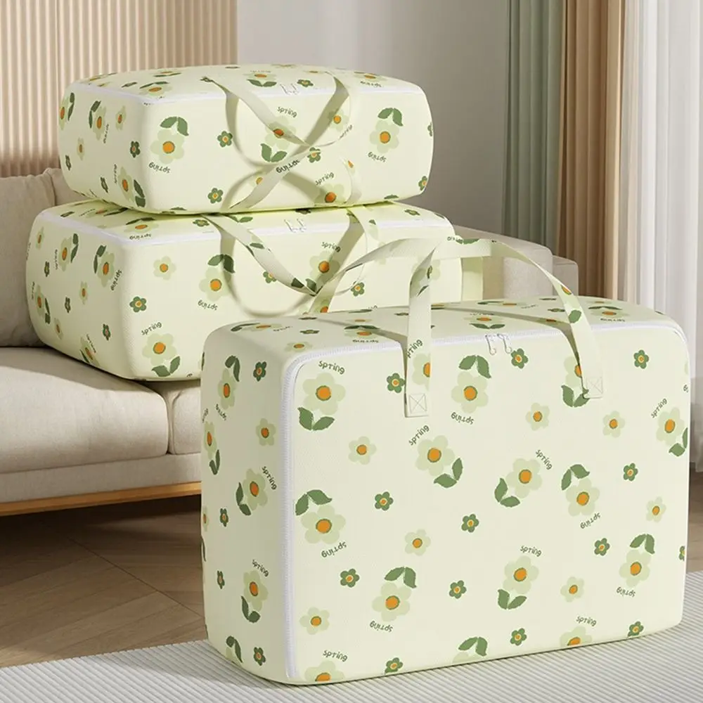Non-Woven Quilt Clothes Storage Bag Foldable Duvet Clothes Organizer Large Capacity Closet Storage Bag 3