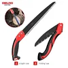 DELIXI ELECTRIC Folding Saw，SK5 steel One-button Folding Design，Sharp Cutting Wood,Camping DIY,Garden Saw,Tree Chopper Knife 4