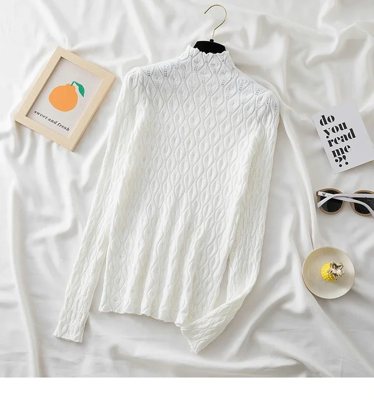 New Faux Cashmere Turtleneck Women Sweaters Autumn Winter Warm Pullover Slim Tops Knitted Sweater Jumper Soft Pull Female