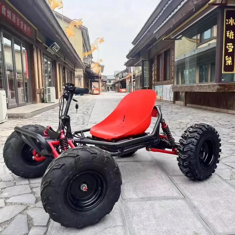Electric Battery Off-road Kart, Four Charge Children's Beach Adult Internet Celebrity Drift Bike Quad Four-wheel Amusement Park