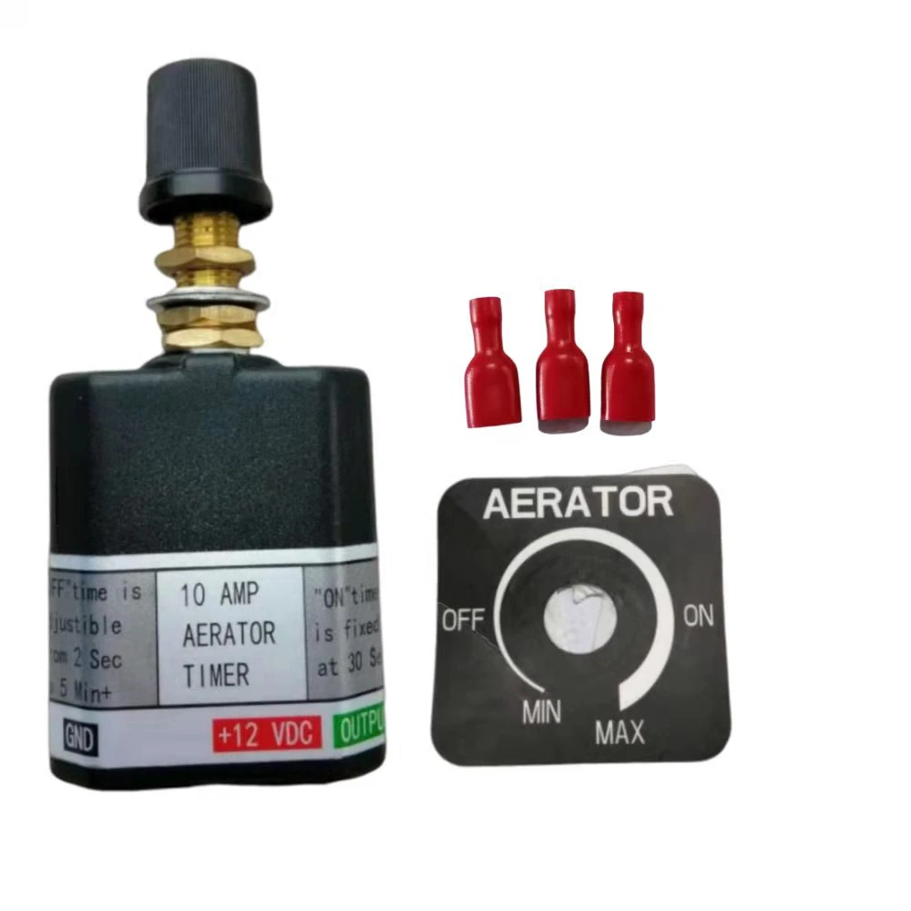 Marine Boat Aerator Fish Livewell Timer Switch 10amp Toggle Adjustable