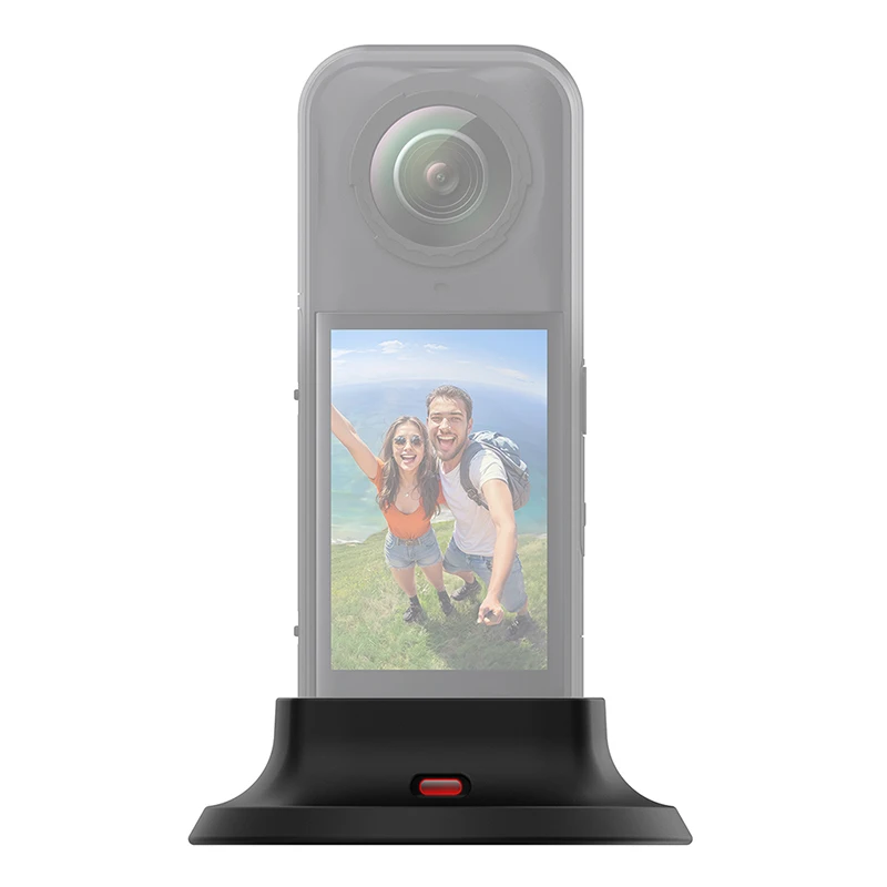 Für Insta 360X5 Kamera Accosorries Silikon Desktop Ständer Klebstoff Basis Anti-Scratch Schutzhülle Silikon Fall Objektiv Kappe Abdeckung – Detail 7