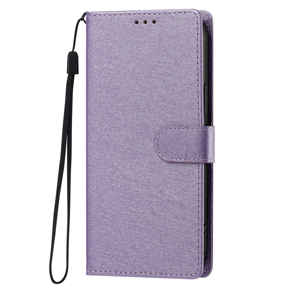 Vintage Style Magnetic Flip Leather Wallet Case with Stand and Shockproof Protection