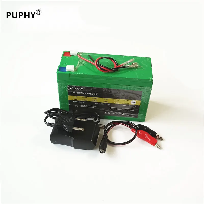 

High quality 12V 28AH-10AH Lithium battery power sprayer child's cars/monitors LED lights multi-function waterproof power source