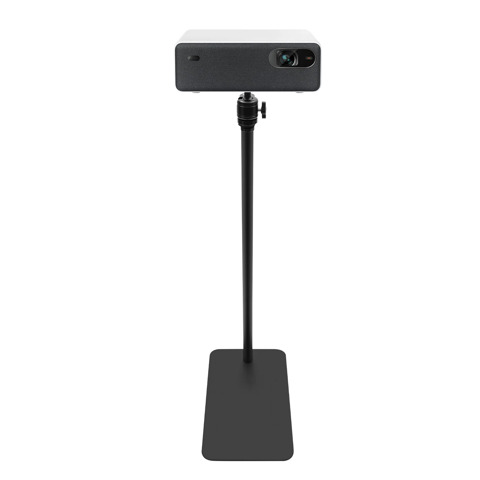 Freestanding Steel Projector Stand| 60-120cm Height Adjustable Rotating Projector Holder for 1/4" Studs Projector