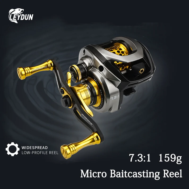 

LEYDUN новые рыболовные катушки Micro Ultralight BFS Baitcasting 159 г 7,3: 1 11 + 1BB Магнитная Тормозная система 5 кг мощная катушка для заброса приманки