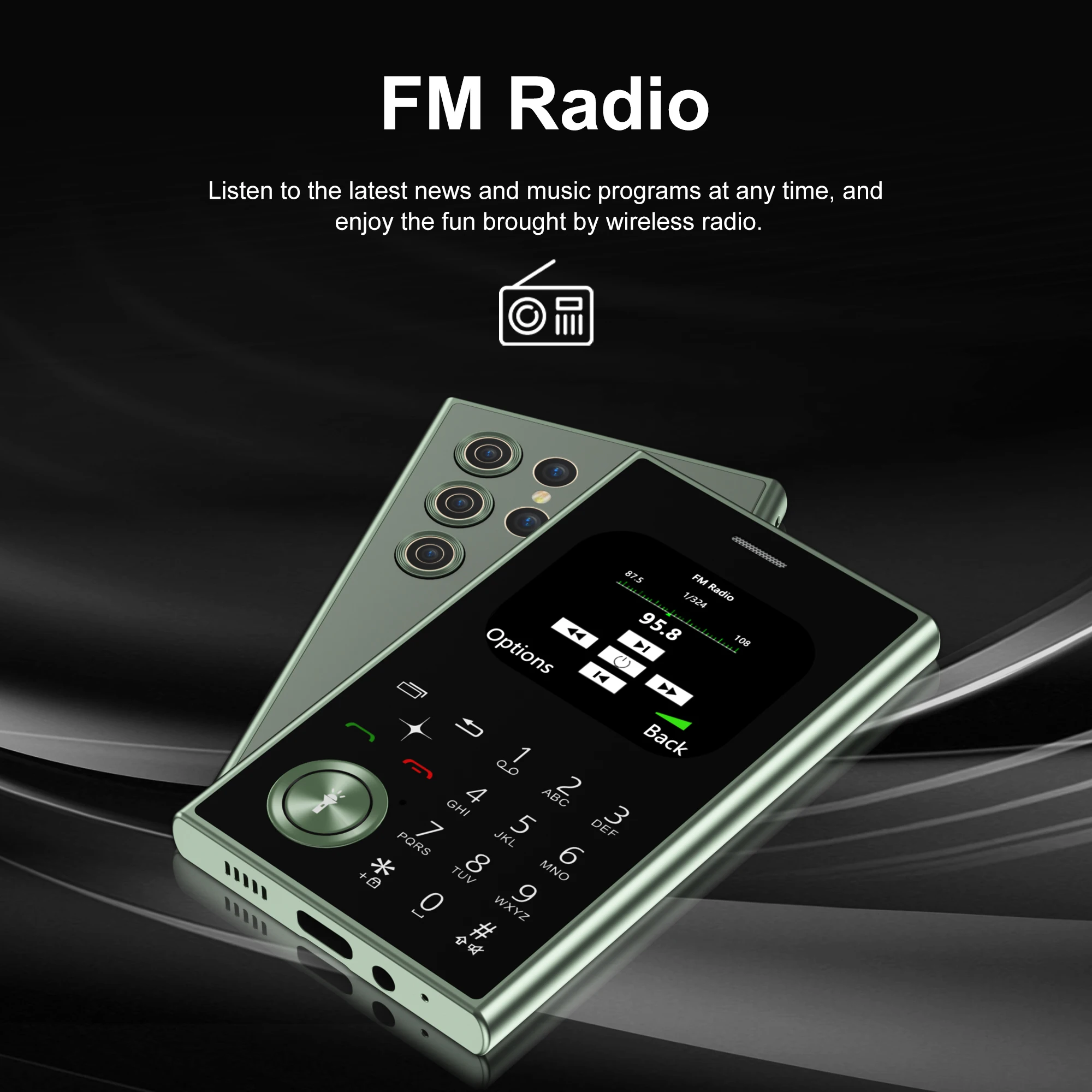 SERVO V8 Feature Mobile Phone 2 SIM Standby Magic Voice Speed Dial Blacklist FM Radio Torch 2G GSM Card Style Button Cellphones