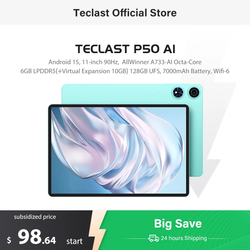 Teclast P50 AI Android 15 Tablet 11