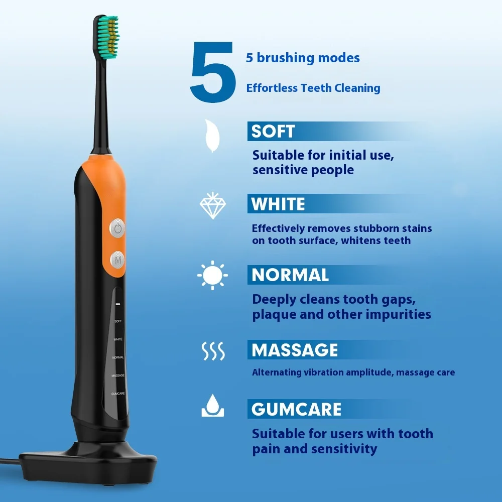S9 Sonic Toothbrush Cordless USB Rechargeable