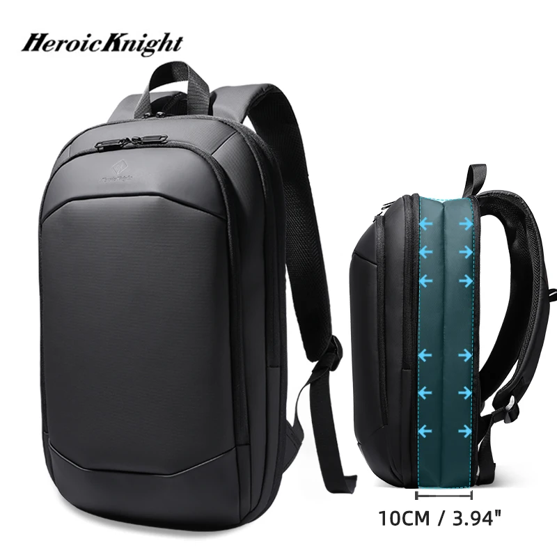 Heroic Knight Men&rsquo;s Laptop Backpack 17 Inch Business Backpack Expandable Travel Waterproof USB Charging Office Mochila travel backpack laptop backpack business backpack expandable backpack