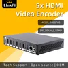 [ENC5-V2] HDMI Encoder Decoder 4K 1080P NDI HX SRT RTMP RTSP Live stream IPTV IPCam 1