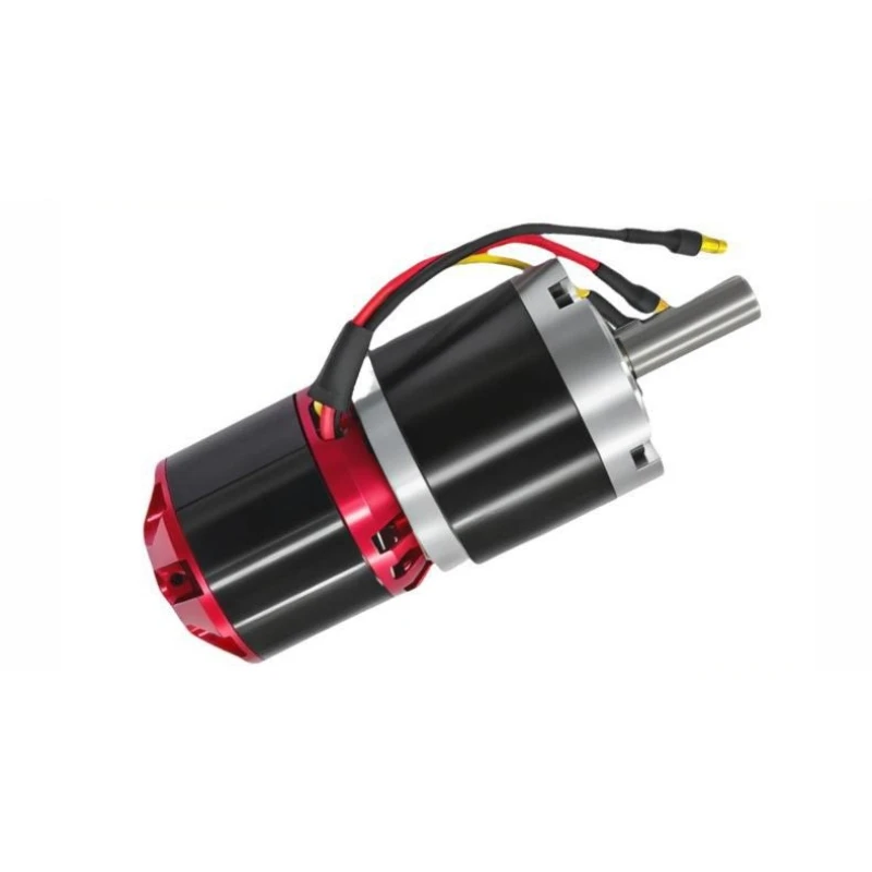 Moteur électrique 12V DC à engrenages avec support de fixation, idéal pour applications robotiques nécessitant une haute fiabilité.