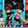 Ob11 Clothes Heart Beat Series Set Trendy T-shirts Shorts Cool Hats For Molly 1/12BJD GSC YMY P9 Body UF Doll Accessories 5