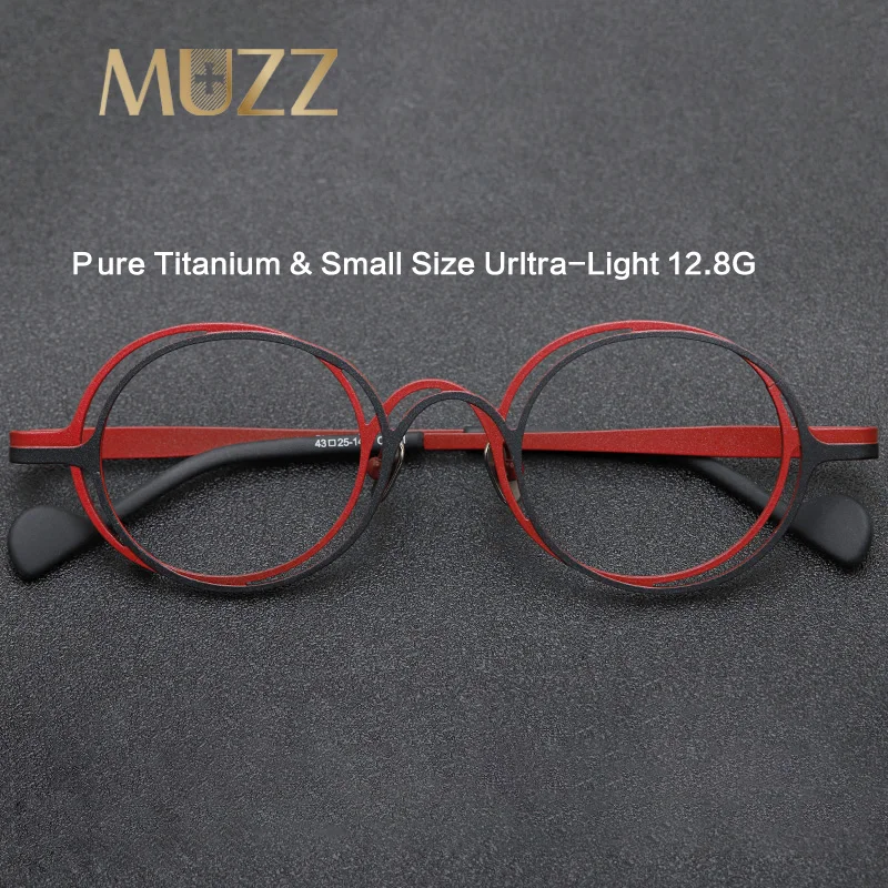 Dual Color IP Titanium Glasses Women Super Light Prescription Eyeglass ...